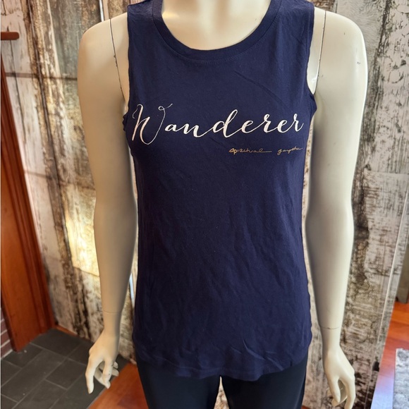 Wander Navy Blue Women's Tank Top - Picture 1 of 4